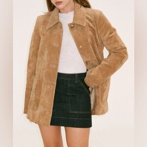 Rumored Yellowstone Tan Suede Jacket